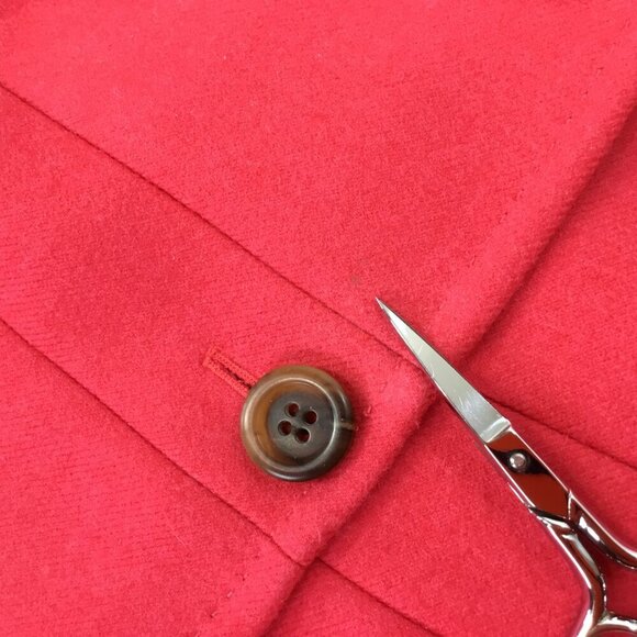 J. Crew Wool Blazer Women's Size 10 Office Career Lined Coral Peplum Style 99322 - Picture 9 of 11